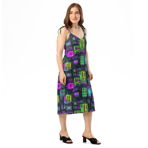 Synthwave Hardware on a Slip Dress