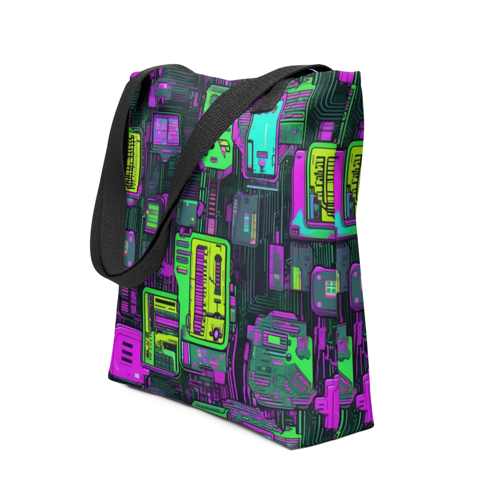 Synthwave Hardware on Tote Bag — Front
