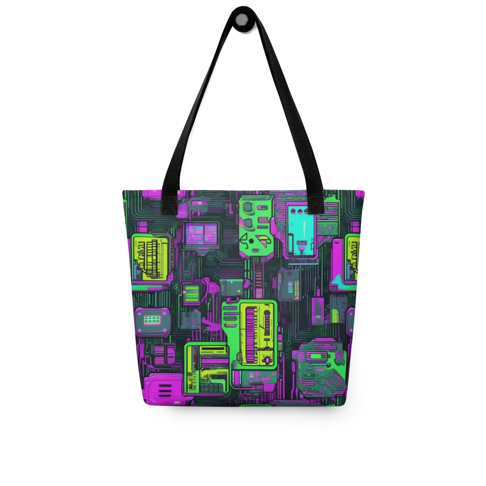 Synthwave Hardware on Tote Bag — Front