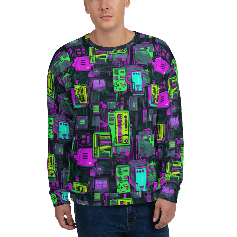 Synthwave Hardware on Sweatshirt — Front