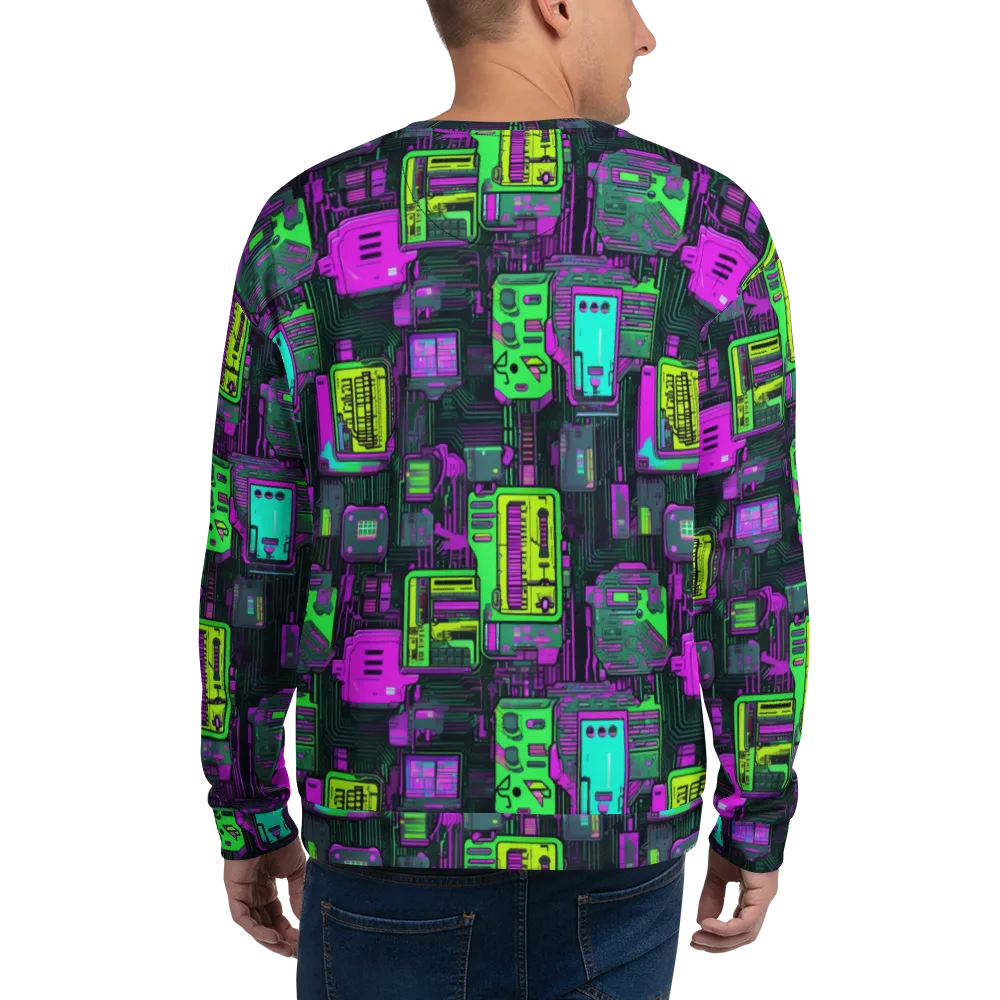 Synthwave Hardware on Sweatshirt — Back