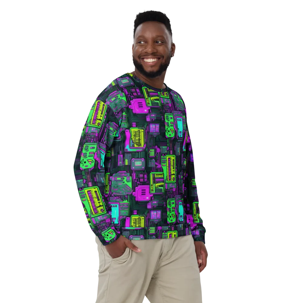 Synthwave Hardware on Sweatshirt — Front