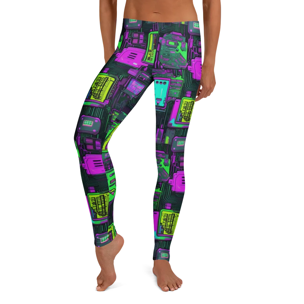 Synthwave Hardware on Leggings — Front