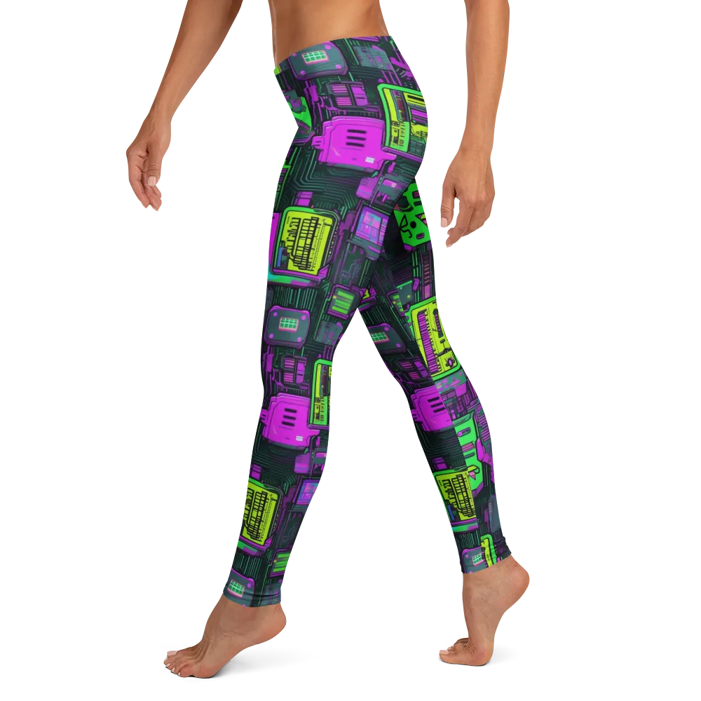 Synthwave Hardware on Leggings — Left