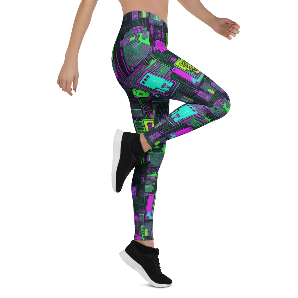 Synthwave Hardware on Leggings — Right