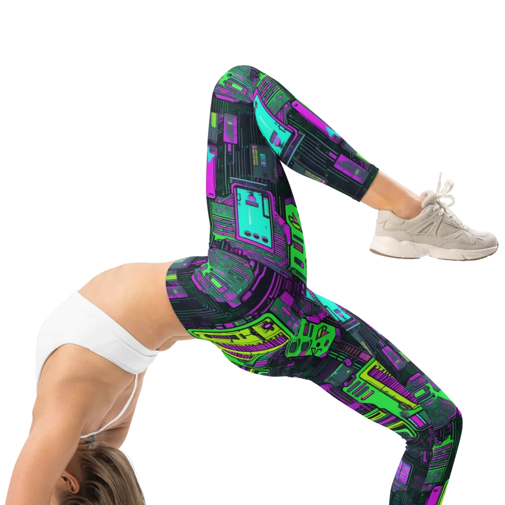 Synthwave Hardware on Leggings — Right