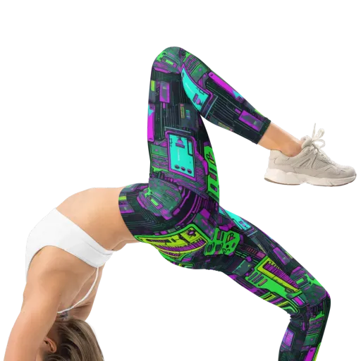 Synthwave Hardware on a Leggings