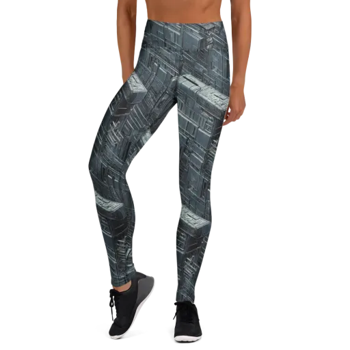 Midnight Infrastructure on a Yoga Leggings