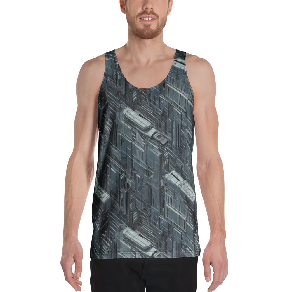 Midnight Infrastructure on Men's Tank Top — Front