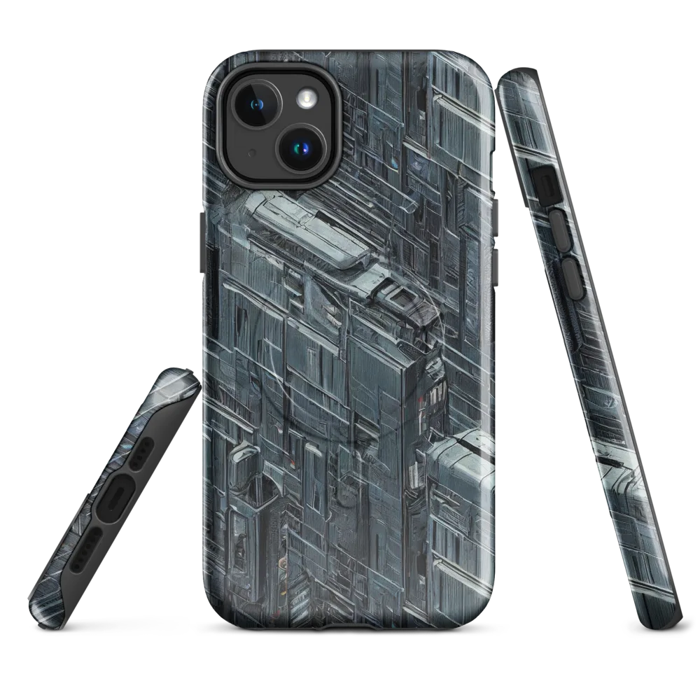Midnight Infrastructure on MagSafe Tough Case for iPhone® — Front