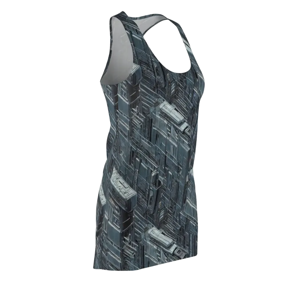 Midnight Infrastructure on Racerback Dress — Front Side