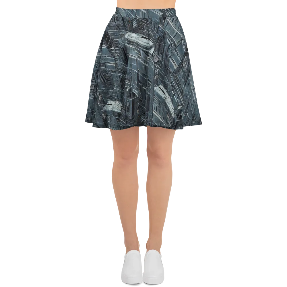 Midnight Infrastructure on Skater Skirt — Front