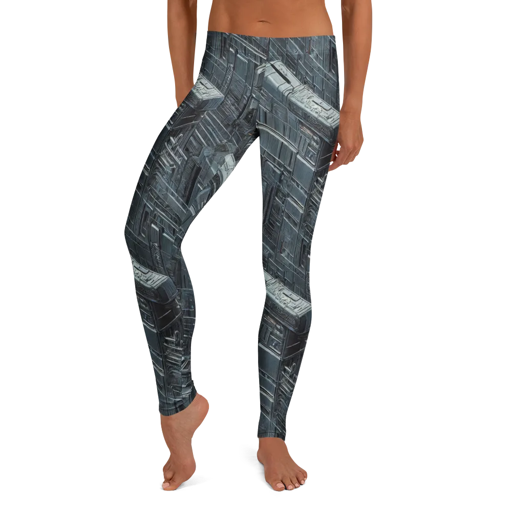 Midnight Infrastructure on Leggings — Front