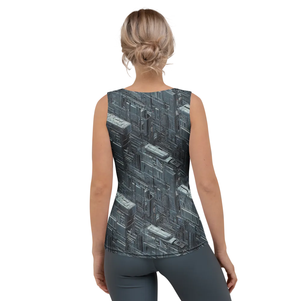 Midnight Infrastructure on Women's Tank Top — Back