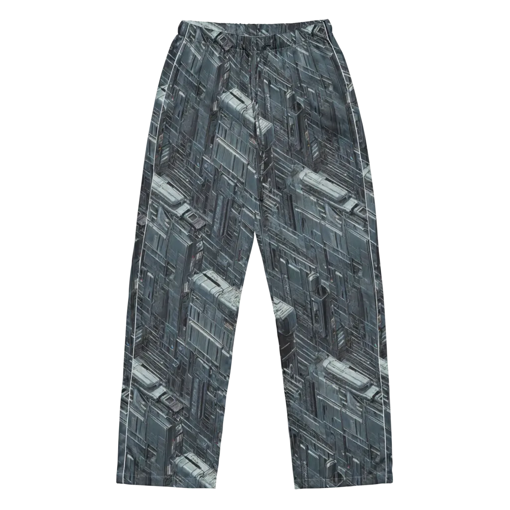 Midnight Infrastructure on Women's Pajama Pants — Front