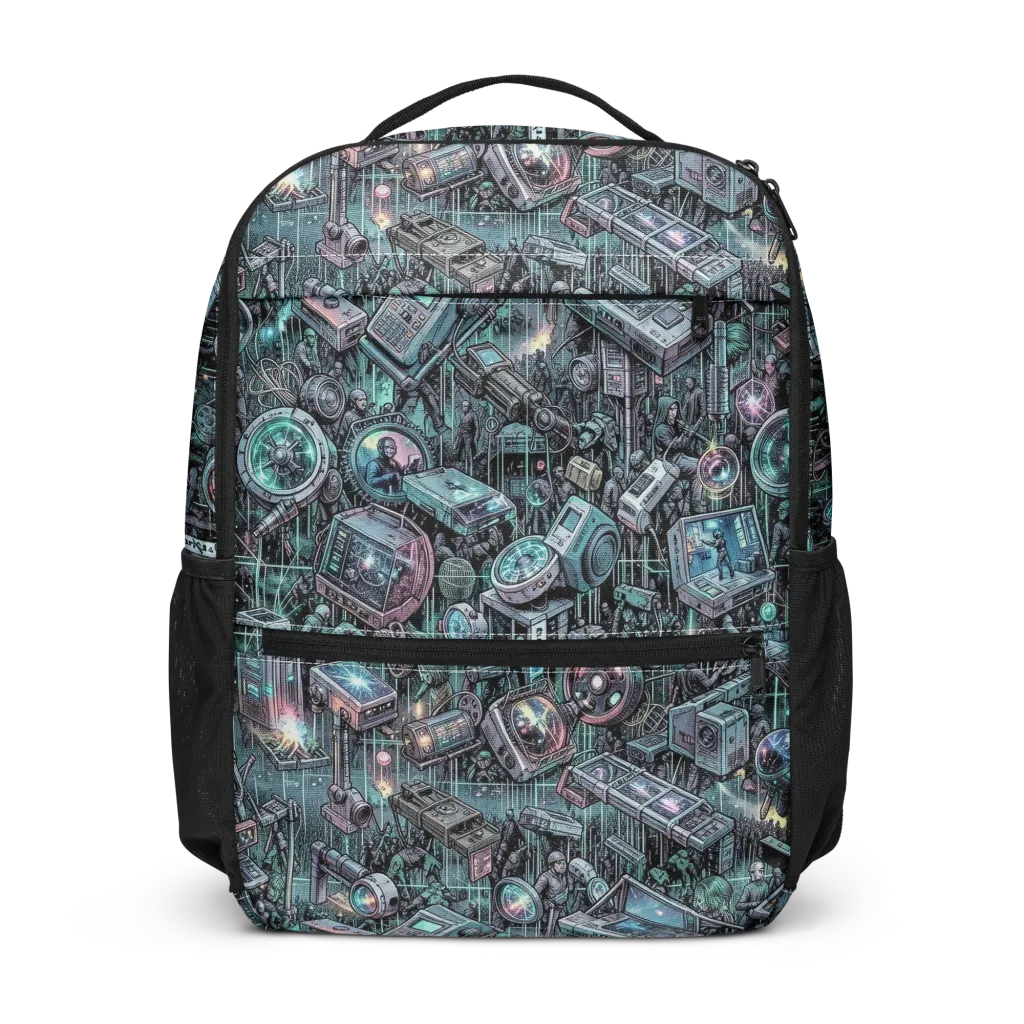 Machine Orchard on Utility Backpack — Front
