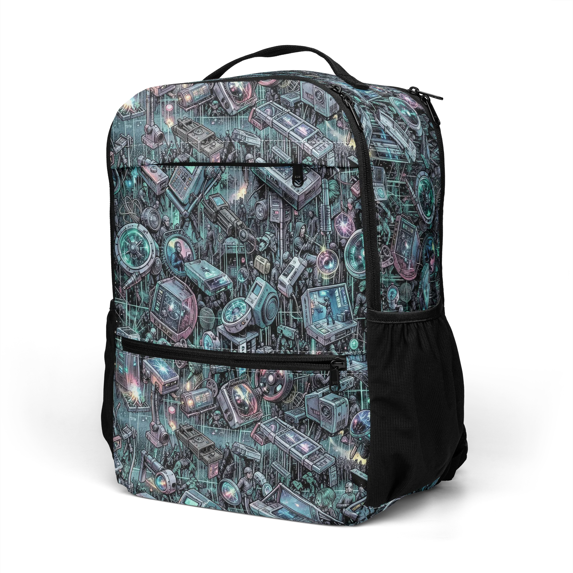 Machine Orchard on Utility Backpack — Left Front