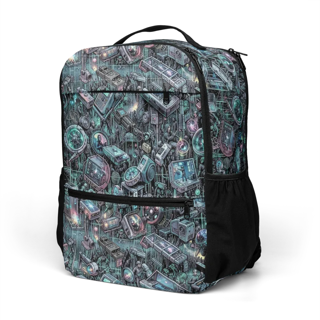 Machine Orchard on Utility Backpack — Left Front