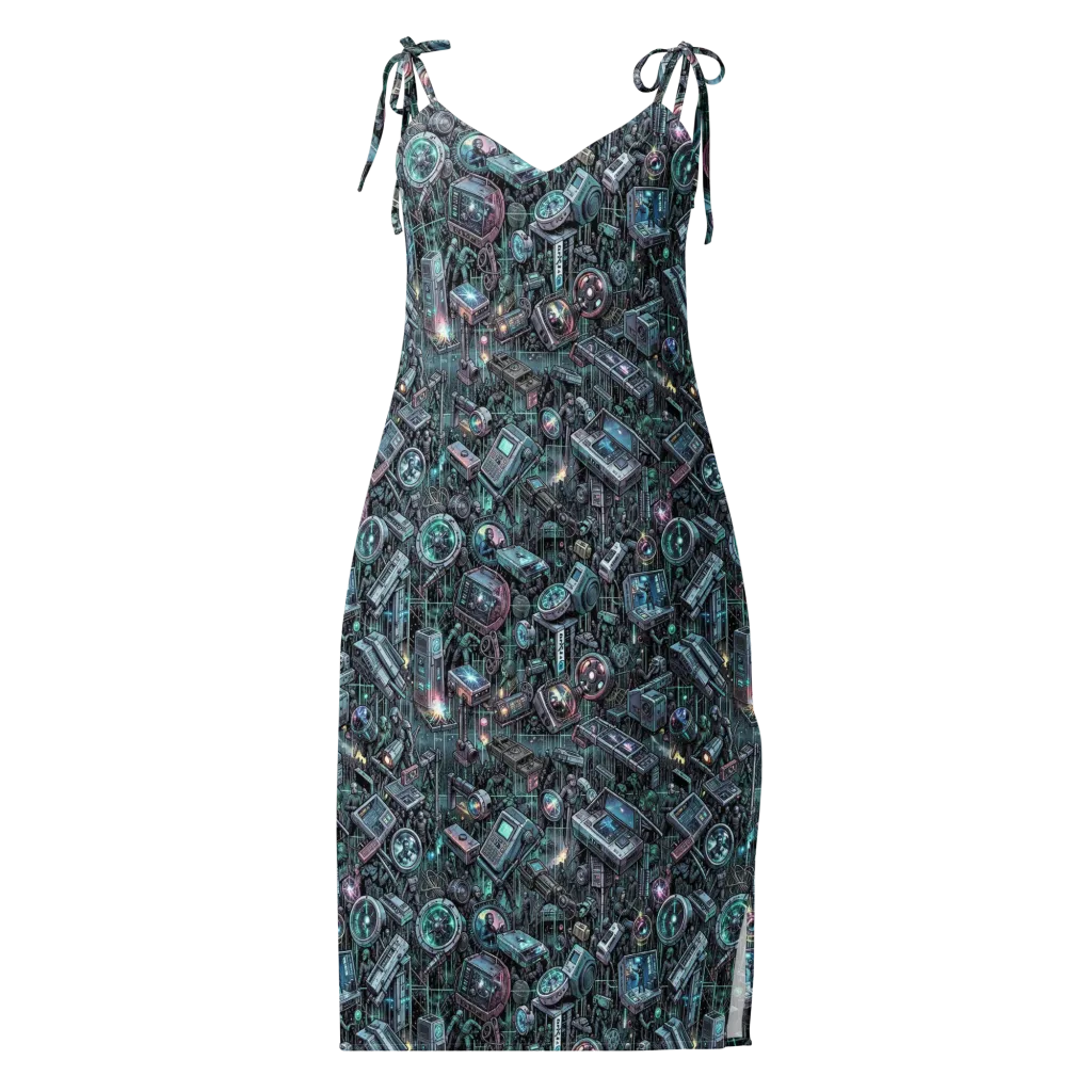 Machine Orchard on Slip Dress — Front