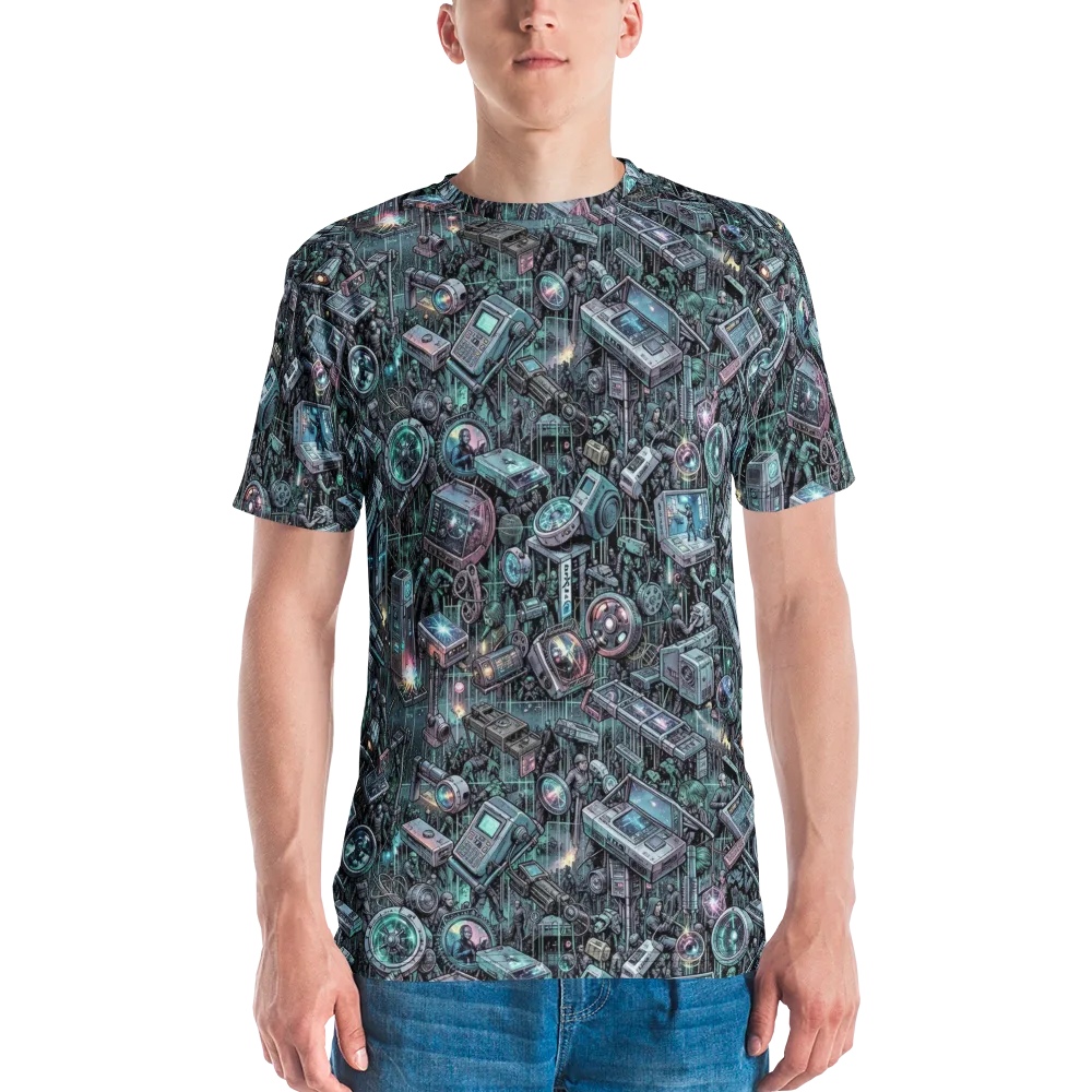 Machine Orchard on Men's Crew Neck T-Shirt — Front