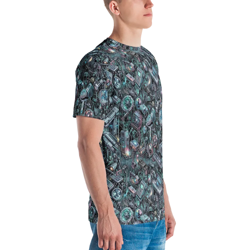 Machine Orchard on Men's Crew Neck T-Shirt — Right