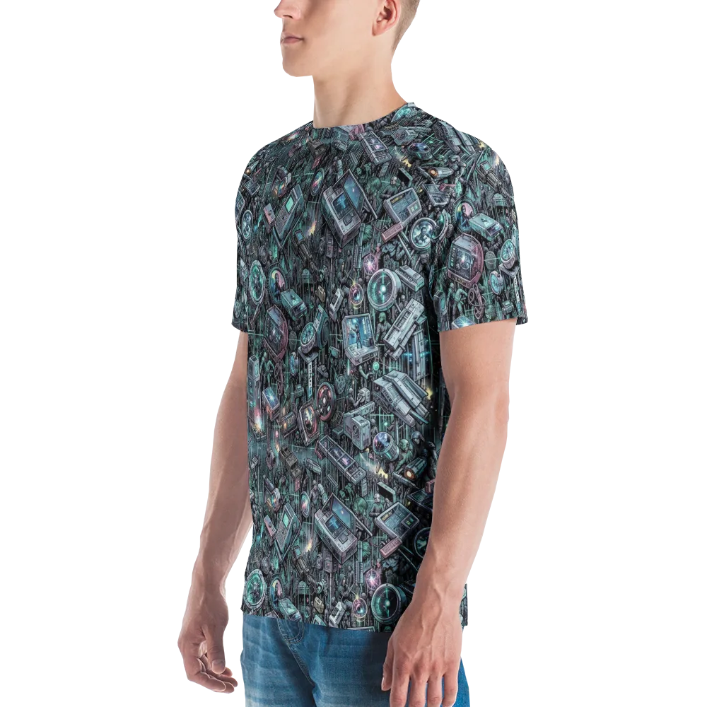 Machine Orchard on Men's Crew Neck T-Shirt — Left
