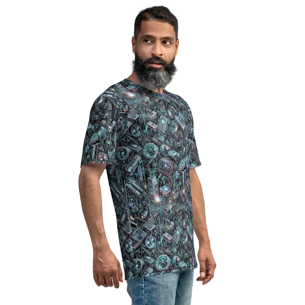 Machine Orchard on Men's Crew Neck T-Shirt — Right