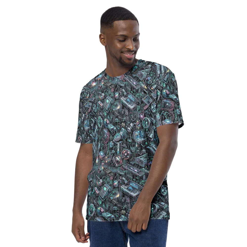 Machine Orchard on Men's Crew Neck T-Shirt — Left