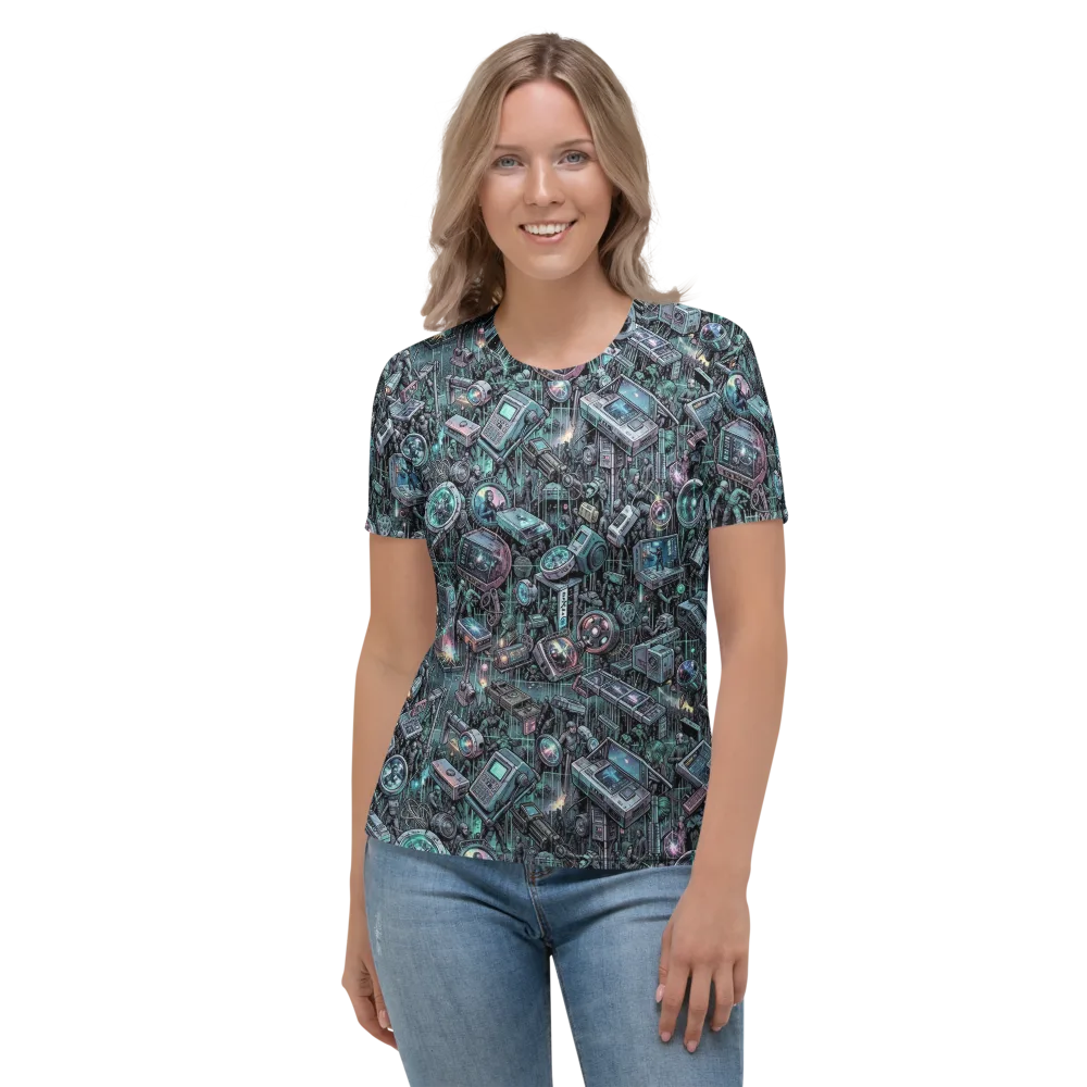Machine Orchard on Women's Crew Neck T-Shirt — Front