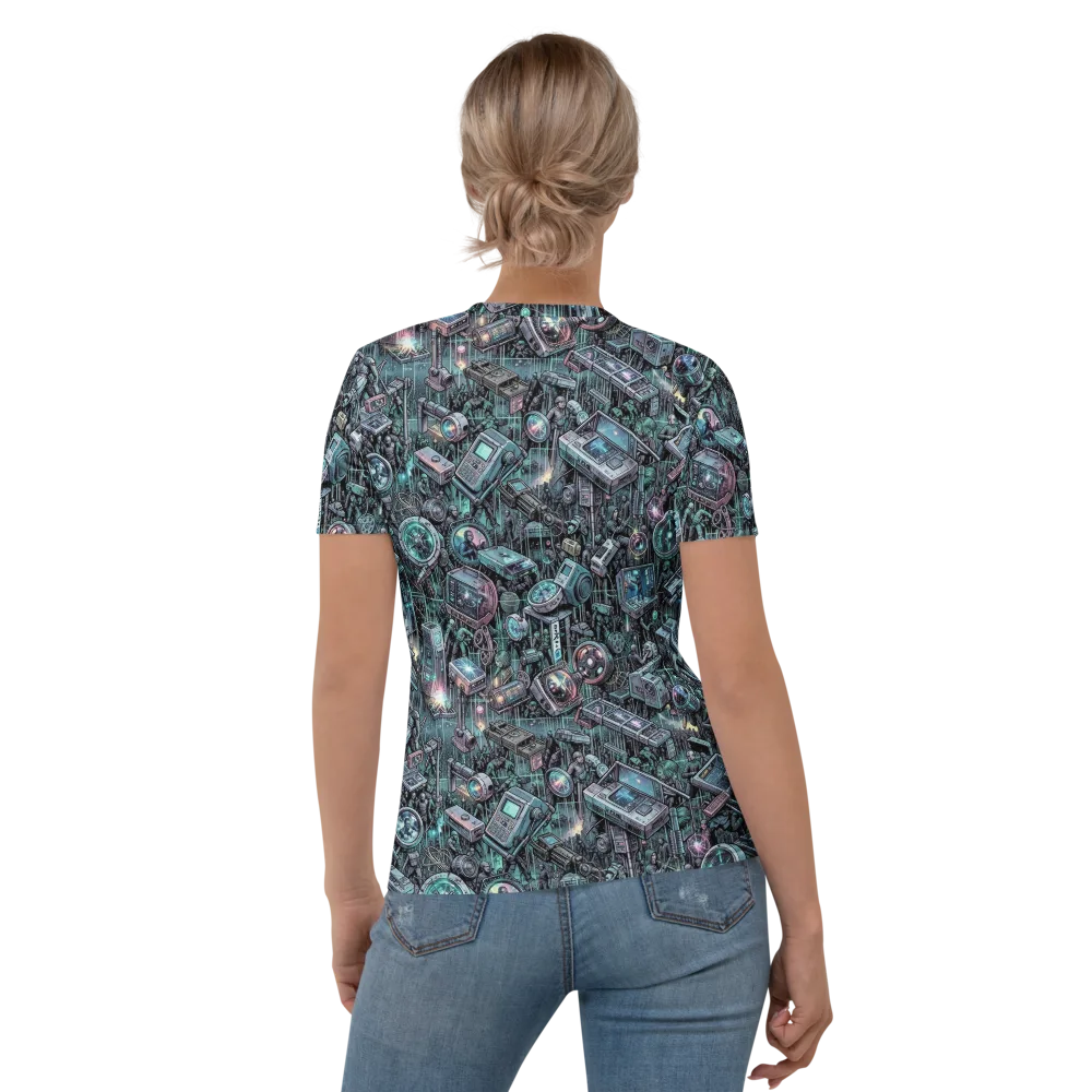 Machine Orchard on Women's Crew Neck T-Shirt — Back