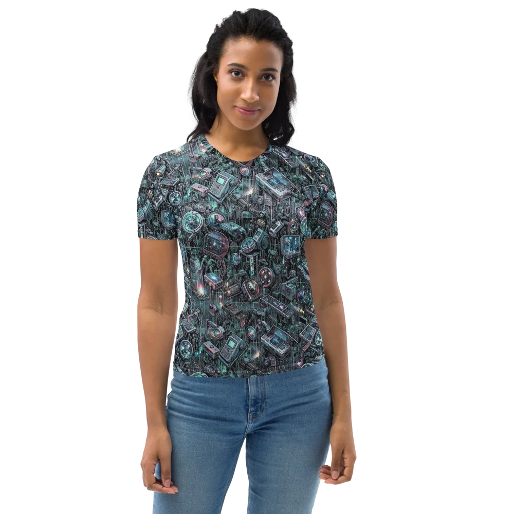 Machine Orchard on Women's Crew Neck T-Shirt — Front