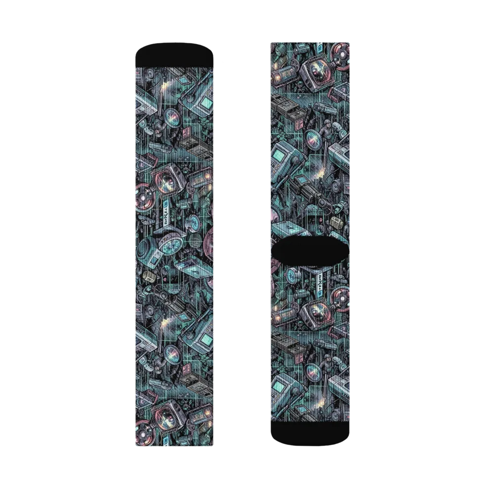 Machine Orchard on Socks — Right Sock
