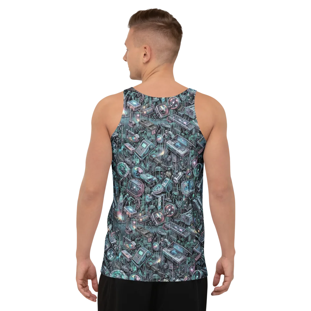 Machine Orchard on Men's Tank Top — Back