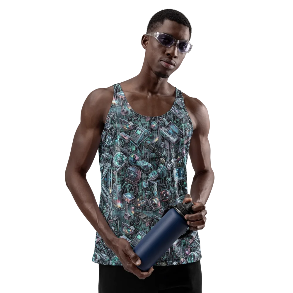 Machine Orchard on Men's Tank Top — Front