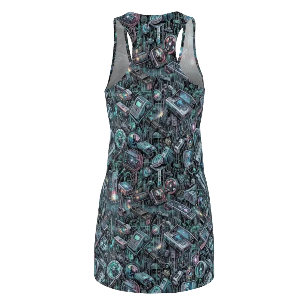 Machine Orchard on Racerback Dress — Back