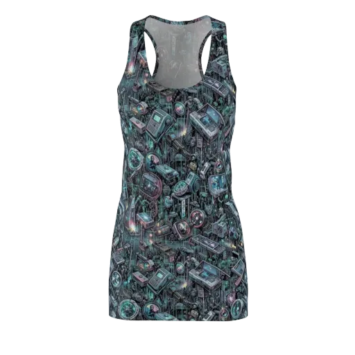 Machine Orchard on a Racerback Dress