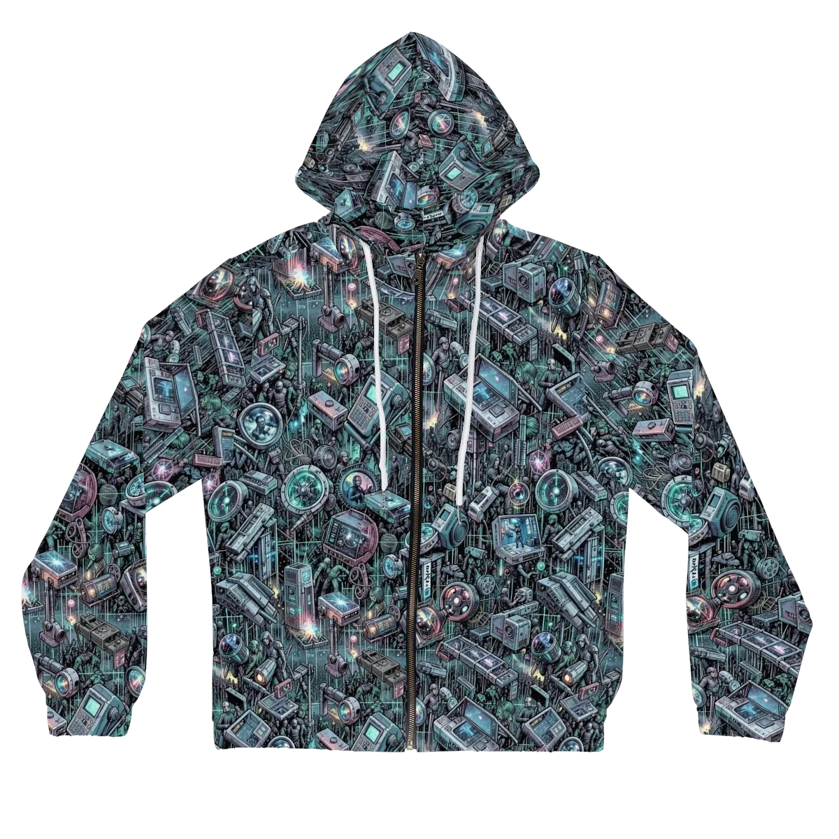 Machine Orchard on Women's Full-Zip Hoodie — Front