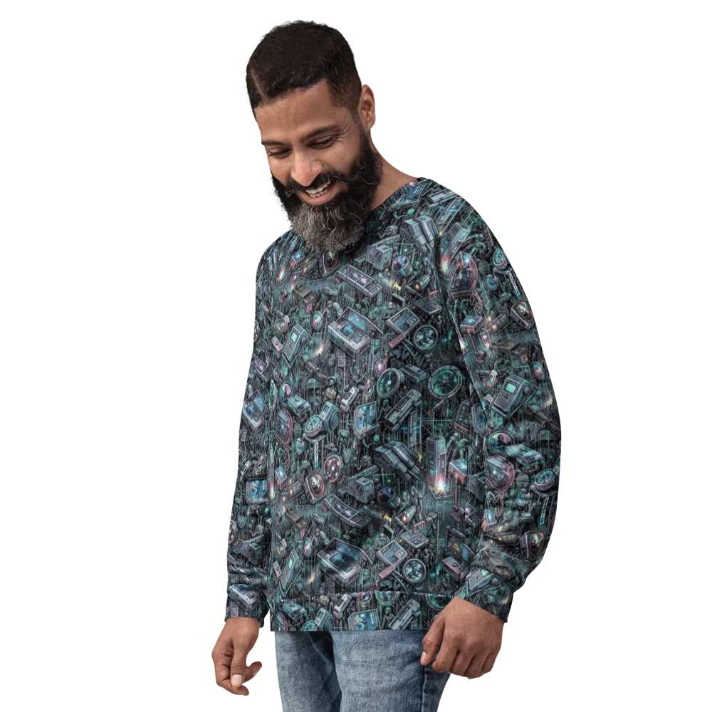 Machine Orchard on Sweatshirt — Left Front