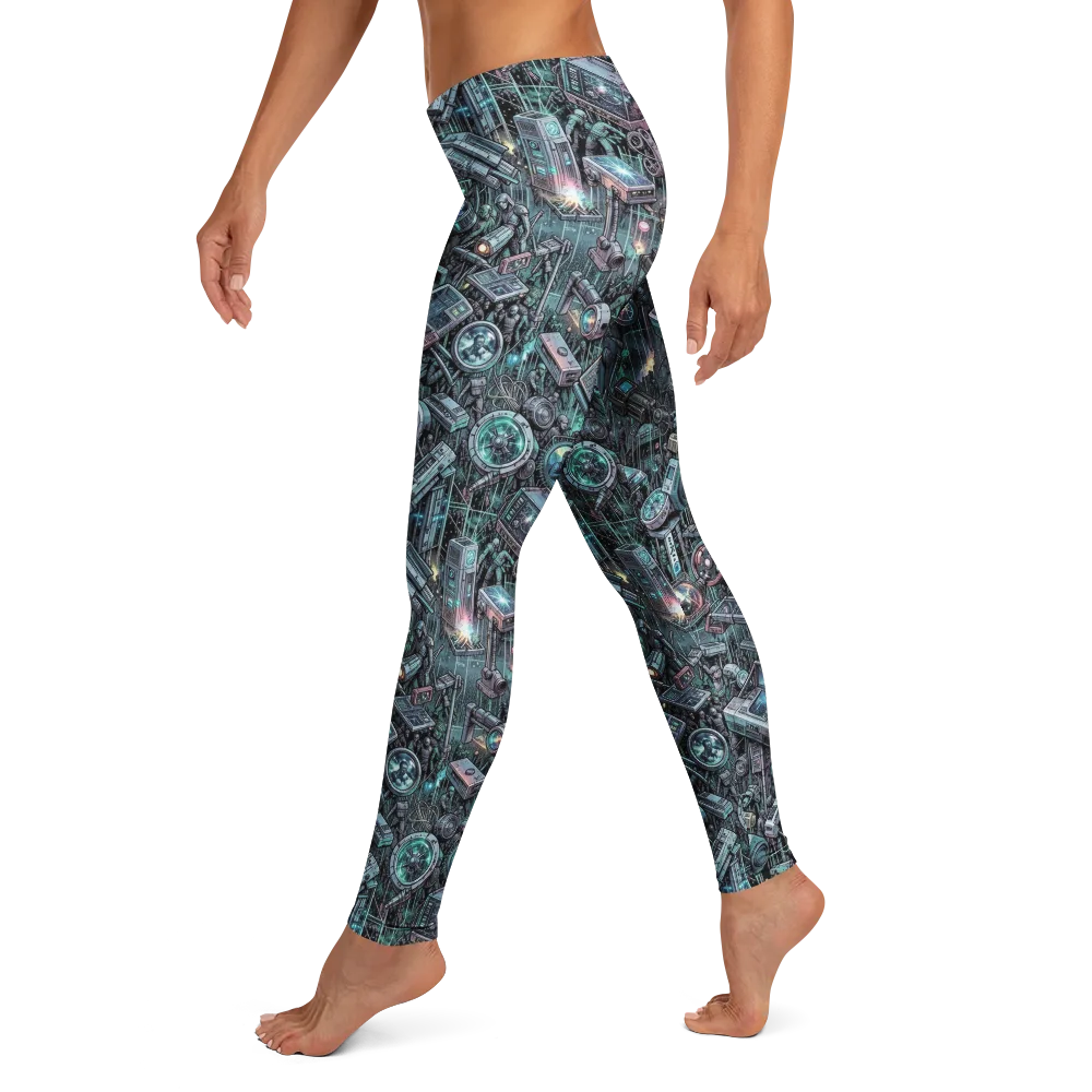Machine Orchard on Leggings — Left