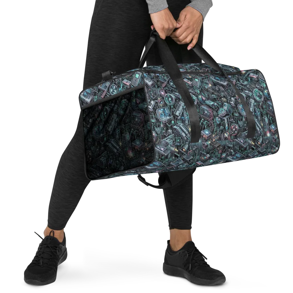 Machine Orchard on Duffle Bag — Right Front
