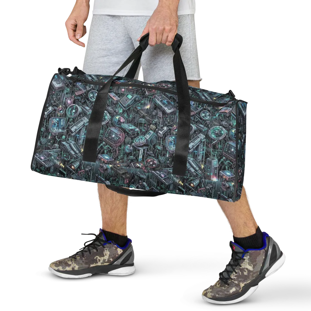 Machine Orchard on Duffle Bag — Front