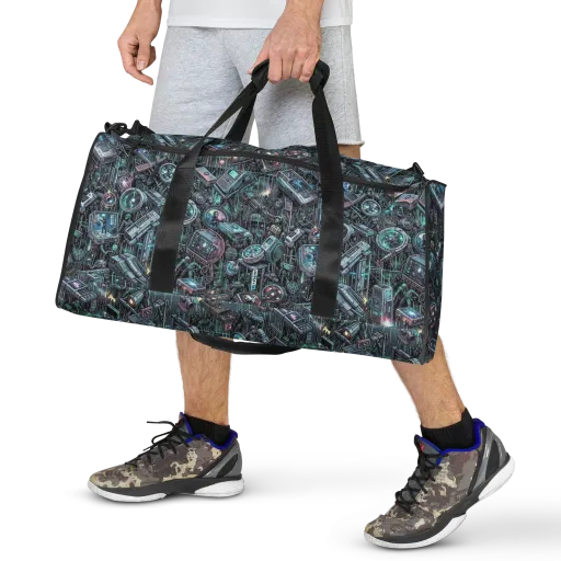 Machine Orchard on a Duffle Bag