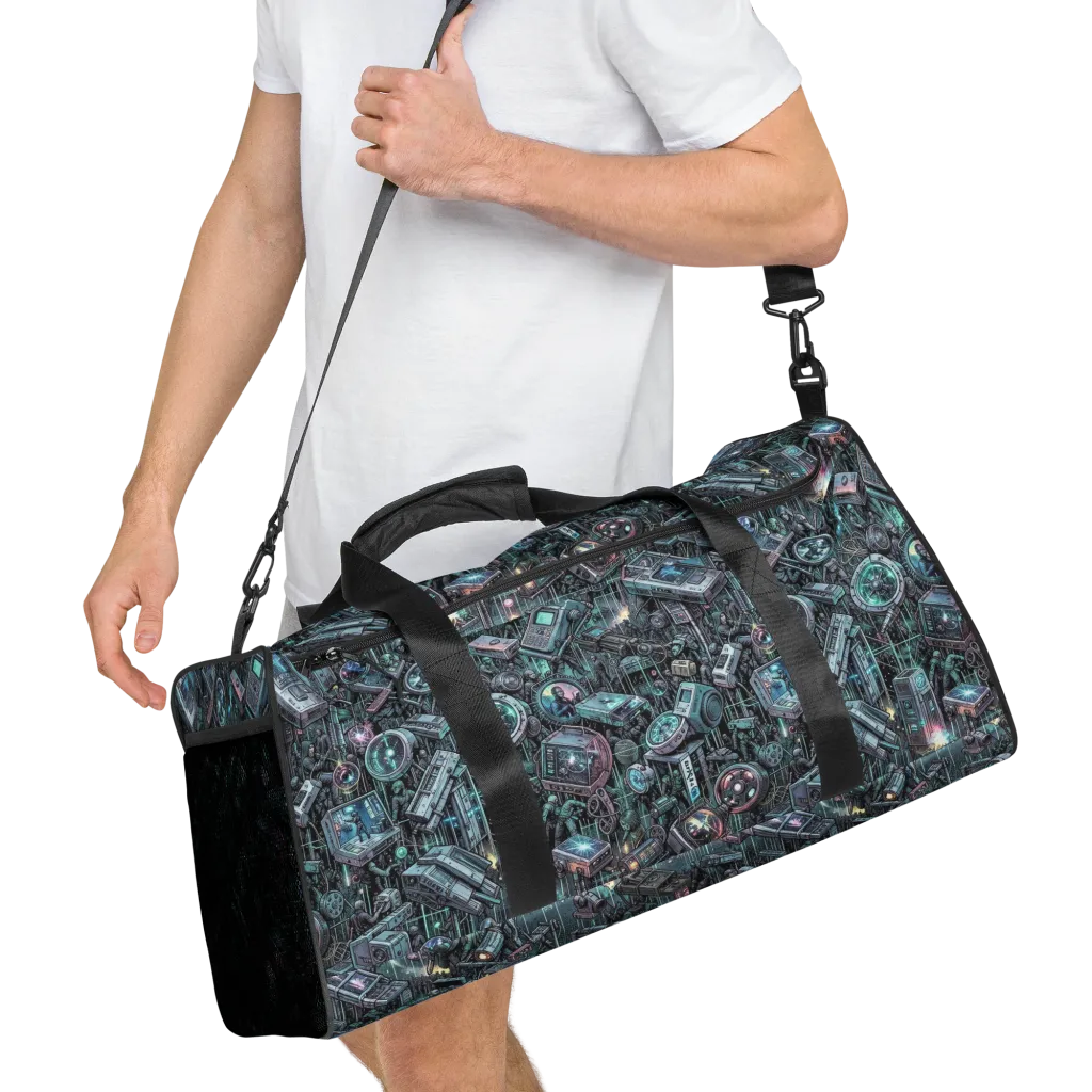 Machine Orchard on Duffle Bag — Right Front