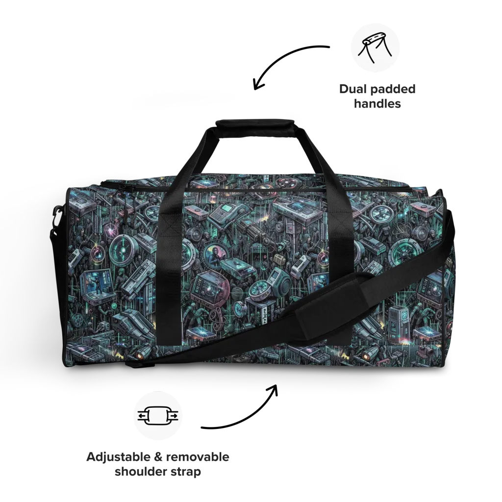 Machine Orchard on Duffle Bag — Front