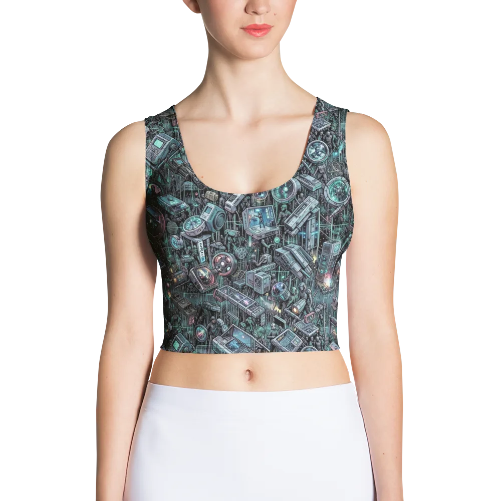 Machine Orchard on Crop Top — Front