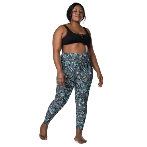 Machine Orchard on a Leggings with Pockets