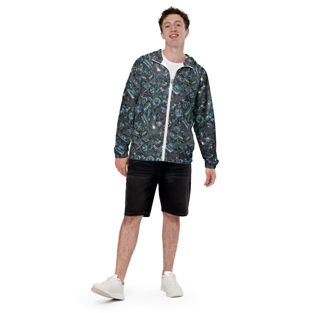 Machine Orchard on Men's Windbreaker — Front