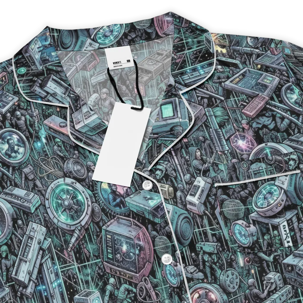 Machine Orchard on Women's Short Sleeve Pajama Top — Product details