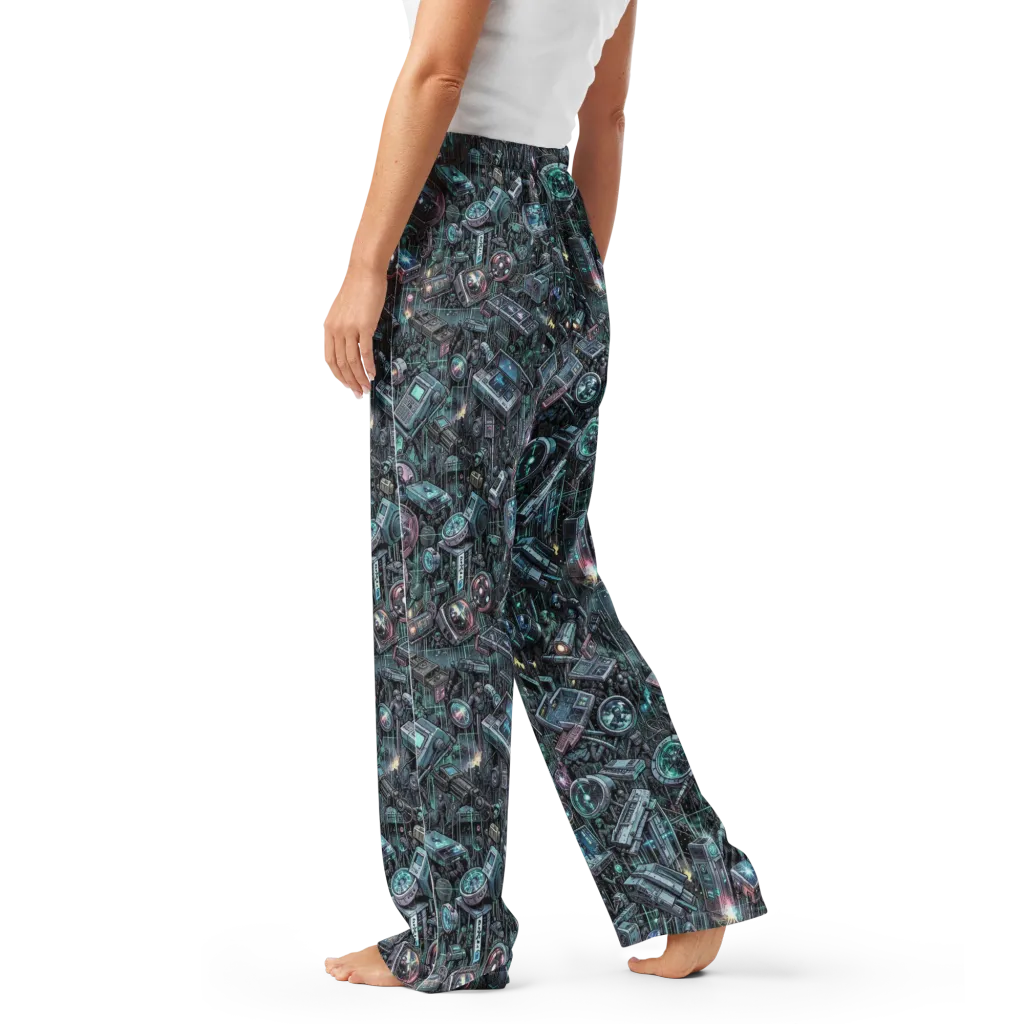 Machine Orchard on Women's Pajama Pants — Left