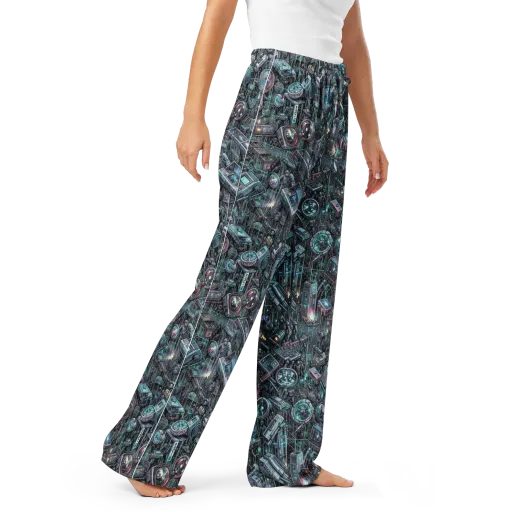 Machine Orchard on a Women's Pajama Pants